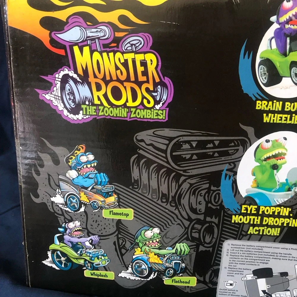 Rat Fink Zoomin Zombies remote control dune buggy new old stock